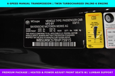 2011 BMW 1-Series M Coupe