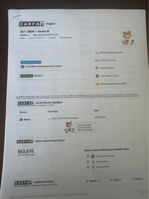 2011 BMW 1-Series M Coupe