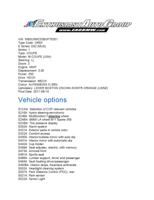 2011 BMW 1-Series M Coupe