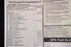 2011 BMW 1-Series M Coupe