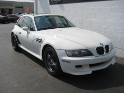 2000 BMW M Coupe in Alpine White 3 over Black Nappa - Front 3/4
