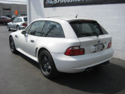 2000 BMW M Coupe in Alpine White 3 over Black Nappa - Rear 3/4