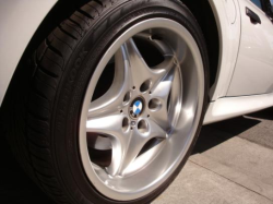 2000 BMW M Coupe in Alpine White 3 over Dark Gray & Black Nappa - Rear Passenger Wheel
