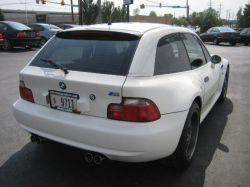 2000 BMW M Coupe in Alpine White 3 over Black Nappa - Back Detail