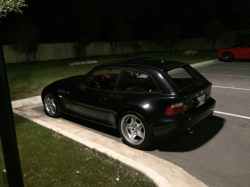 2000 BMW M Coupe in Cosmos Black Metallic over Imola Red & Black Nappa
