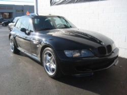 2000 BMW M Coupe in Cosmos Black Metallic over Black Nappa - Front 3/4