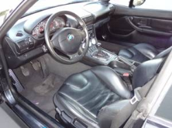 2000 BMW M Coupe in Cosmos Black Metallic over Black Nappa - Interior