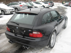 2000 BMW M Coupe in Cosmos Black Metallic over Black Nappa - Rear 3/4