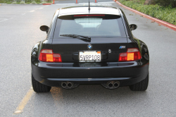 2000 BMW M Coupe in Cosmos Black Metallic over Dark Beige Oregon - Back