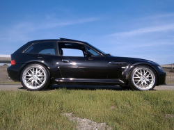 2000 BMW M Coupe in Cosmos Black Metallic over Black Nappa - Side