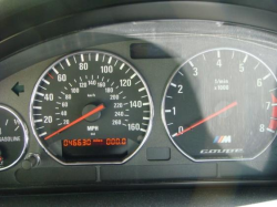 2000 BMW M Coupe in Cosmos Black Metallic over Black Nappa - Gauges