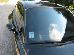 2000 BMW M Coupe in Cosmos Black Metallic over Black Nappa - Windshield