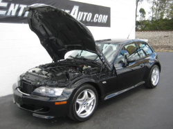 2000 BMW M Coupe in Cosmos Black Metallic over Black Nappa - Hood