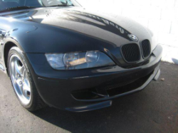 2000 BMW M Coupe in Cosmos Black Metallic over Black Nappa - Front Detail