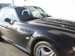 2000 BMW M Coupe in Cosmos Black Metallic over Black Nappa - Side Detail