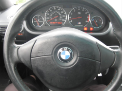 2000 BMW M Coupe in Cosmos Black Metallic over Black Nappa - Steering Wheel