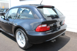 2000 BMW M Coupe in Cosmos Black Metallic over Black Nappa - Rear 3/4 Detail