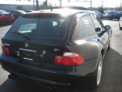 2000 BMW M Coupe in Cosmos Black Metallic over Black Nappa - Rear 3/4