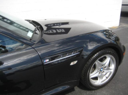 2000 BMW M Coupe in Cosmos Black Metallic over Black Nappa - Side Detail