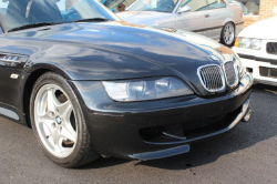 2000 BMW M Coupe in Cosmos Black Metallic over Black Nappa - Front Detail