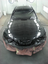 2000 BMW M Coupe in Cosmos Black Metallic over Black Nappa - Painting
