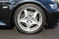 2000 BMW M Coupe in Cosmos Black Metallic over Black Nappa - Front Passenger Wheel