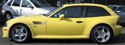2000 BMW M Coupe in Dakar Yellow 2 over Black Nappa - Side