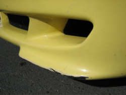 2000 BMW M Coupe in Dakar Yellow 2 over Black Nappa - Front Bumper Detail