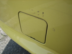 2000 BMW M Coupe in Dakar Yellow 2 over Black Nappa - Bumper Detail