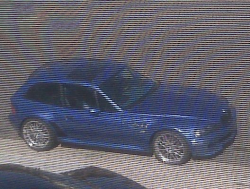 2000 BMW M Coupe in Estoril Blue Metallic over Estoril Blue & Black Nappa