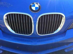 2000 BMW M Coupe in Estoril Blue Metallic over Estoril Blue & Black Nappa - Front Detail
