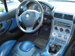 2000 BMW M Coupe in Estoril Blue Metallic over Estoril Blue & Black Nappa - Interior