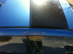 2000 BMW M Coupe in Estoril Blue Metallic over Dark Beige Oregon - Roof