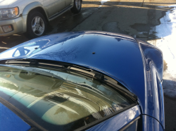2000 BMW M Coupe in Estoril Blue Metallic over Dark Beige Oregon - Hood