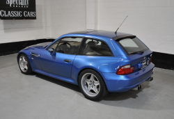 2000 BMW M Coupe in Estoril Blue Metallic over Dark Beige Oregon - Rear 3/4