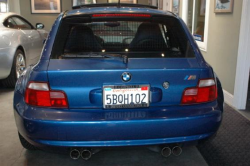 2000 BMW M Coupe in Estoril Blue Metallic over Estoril Blue & Black Nappa - Back