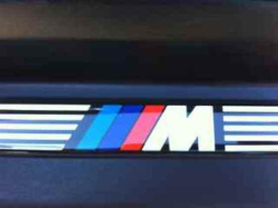 2000 BMW M Coupe in Estoril Blue Metallic over Estoril Blue & Black Nappa - Door Sill