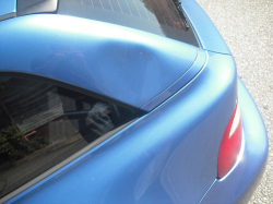 2000 BMW M Coupe in Estoril Blue Metallic over Dark Beige Oregon - Rear Quarter Panel