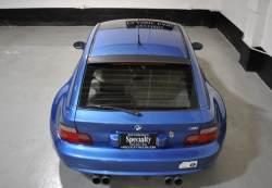 2000 BMW M Coupe in Estoril Blue Metallic over Dark Beige Oregon - Back