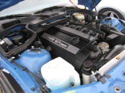 2000 BMW M Coupe in Estoril Blue Metallic over Estoril Blue & Black Nappa - Engine