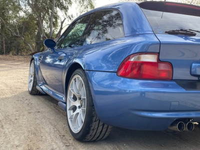 2000 BMW M Coupe in Estoril Blue Metallic over Black Nappa