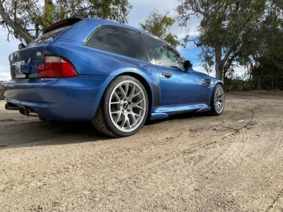 2000 BMW M Coupe in Estoril Blue Metallic over Black Nappa