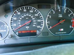 2000 BMW M Coupe in Estoril Blue Metallic over Estoril Blue & Black Nappa - Odometer