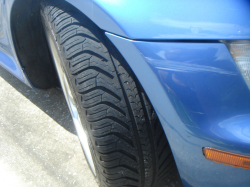 2000 BMW M Coupe in Estoril Blue Metallic over Estoril Blue & Black Nappa - Front Passenger Tire