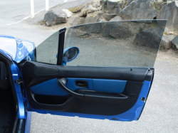 2000 BMW M Coupe in Estoril Blue Metallic over Estoril Blue & Black Nappa - Passenger Door