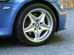 2000 BMW M Coupe in Estoril Blue Metallic over Estoril Blue & Black Nappa - Front Passenger Wheel