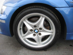 2000 BMW M Coupe in Estoril Blue Metallic over Estoril Blue & Black Nappa - Frotn Driver Wheel