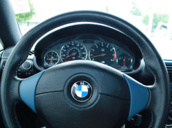 2000 BMW M Coupe in Estoril Blue Metallic over Estoril Blue & Black Nappa - Steering Wheel