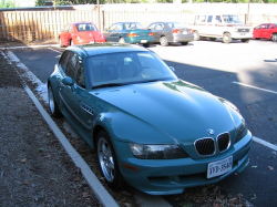 2000 BMW M Coupe in Evergreen over Dark Beige Oregon - Front 3/4