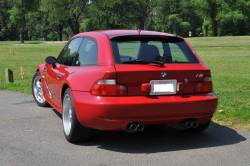 2000 BMW M Coupe in Imola Red 2 over Imola Red & Black Nappa - Rear